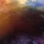 Jonathan Dangue_Dawn (JD19-10-26-09-PWC)_21 x 33_Pigment Water Colour on Canvas_2019